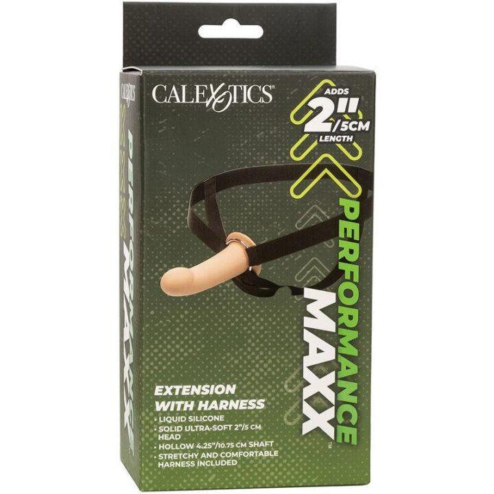 CALEXOTICS - EXTENSO PERFORMANCE MAXX COM ARNÊS PELE LEVE