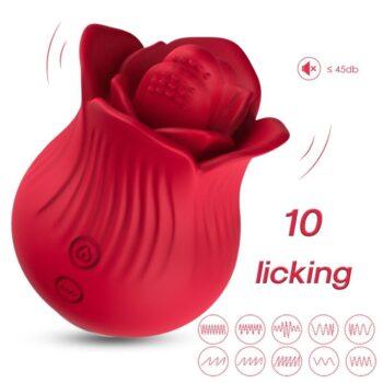 Armony - Rose Vibrator & Stimulator Red