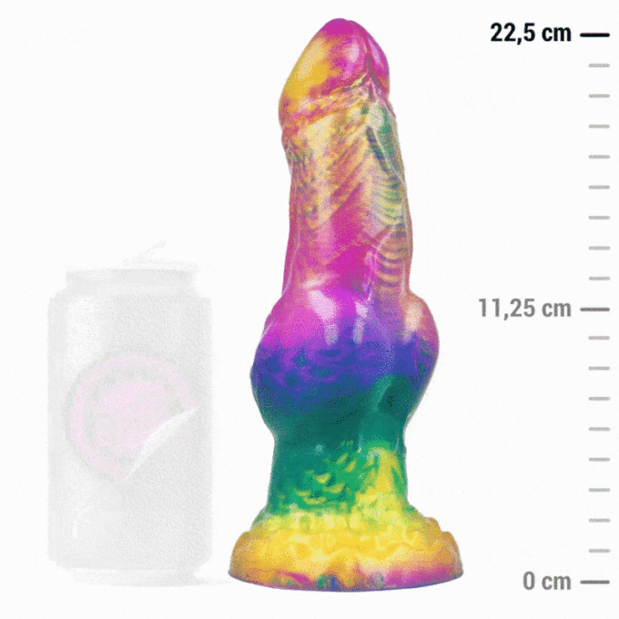 Epic - Iris Dildo With Rainbow Testicles Of Pleasure