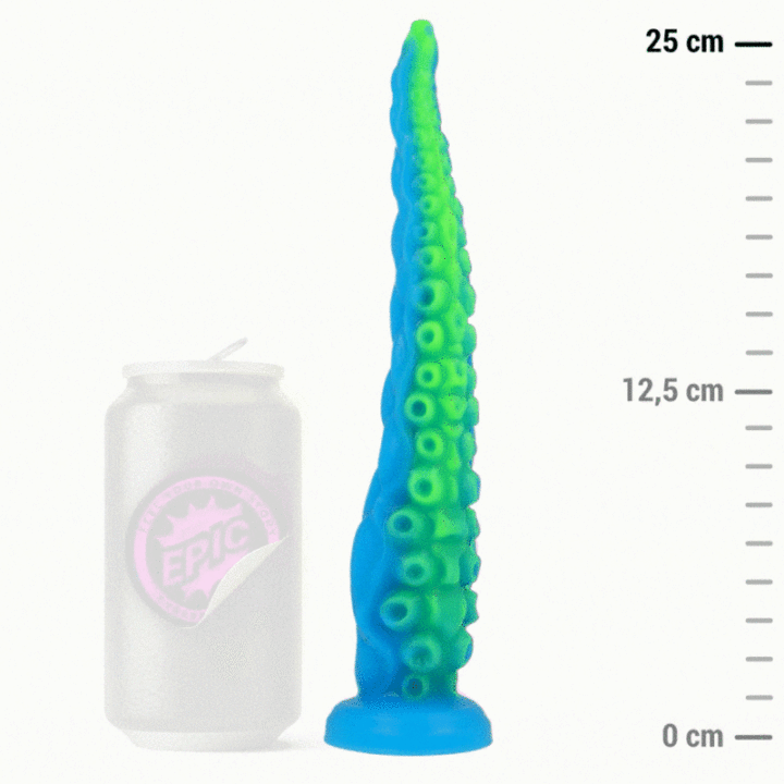 EPIC - SCYLLA FLUORESCENTE TENTCULO FINO DILDO TAMANHO PEQUENO