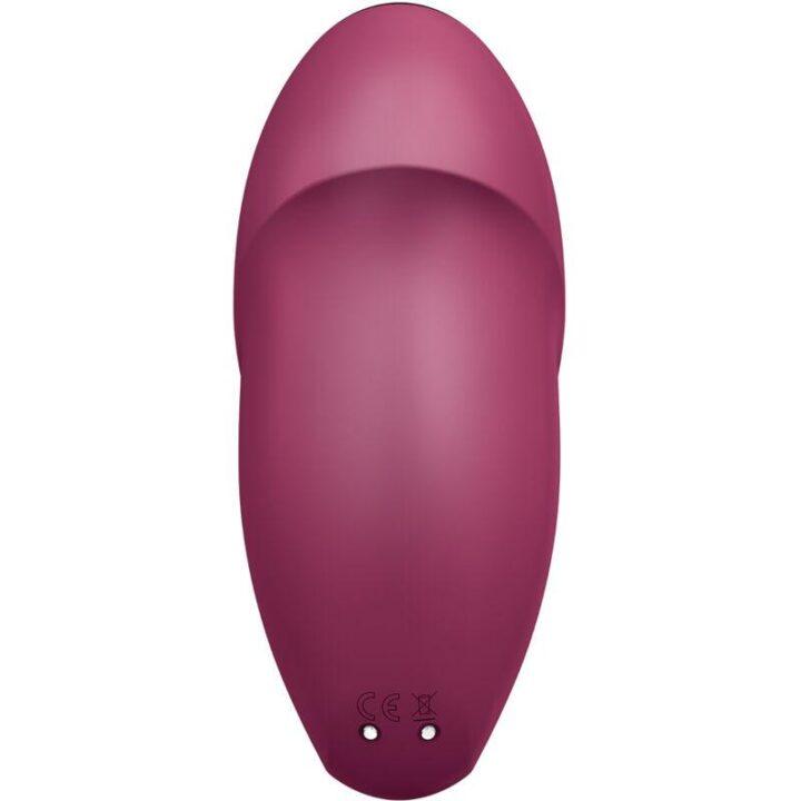 SATISFYER - TAP & CLIMAX 1 VIBRADOR LAY-ON VERMELHO