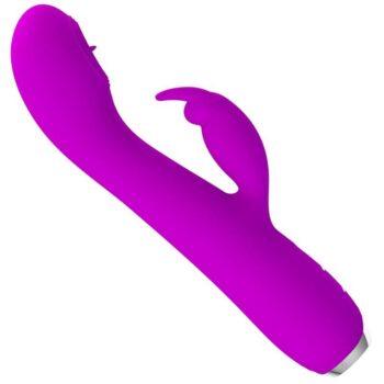 PRETTY LOVE - RACHEL VIBRADOR RECARREGÁVEL COM VENTOSA ROXA