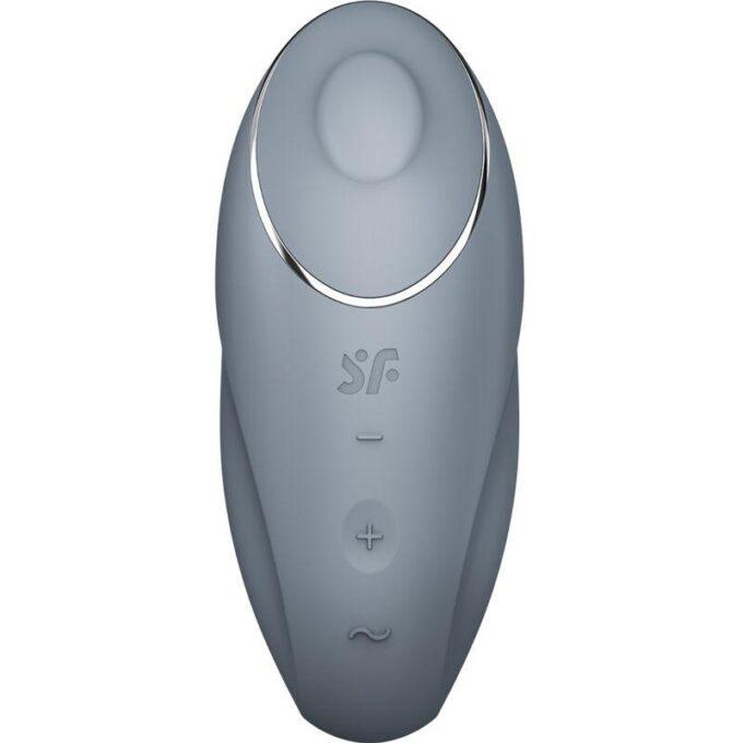 SATISFYER - TAP & CLIMAX 1 VIBRADOR LAY-ON CINZA
