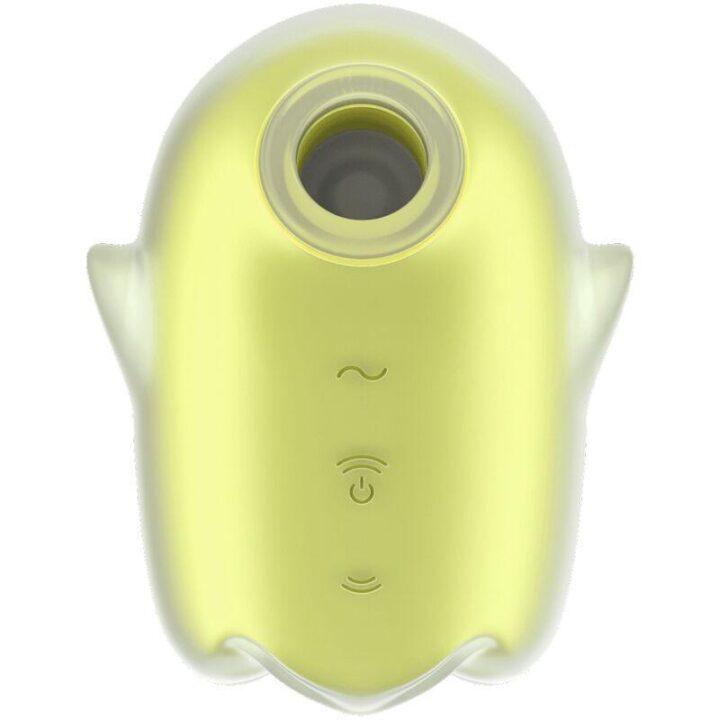 SATISFYER - GLOWING GHOST AIR PULSE & VIBRADOR AMARELO