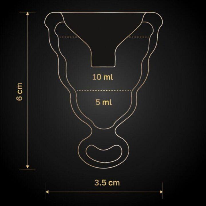 G-VIBE - GCUP COPO MENSTRUAL PRETO