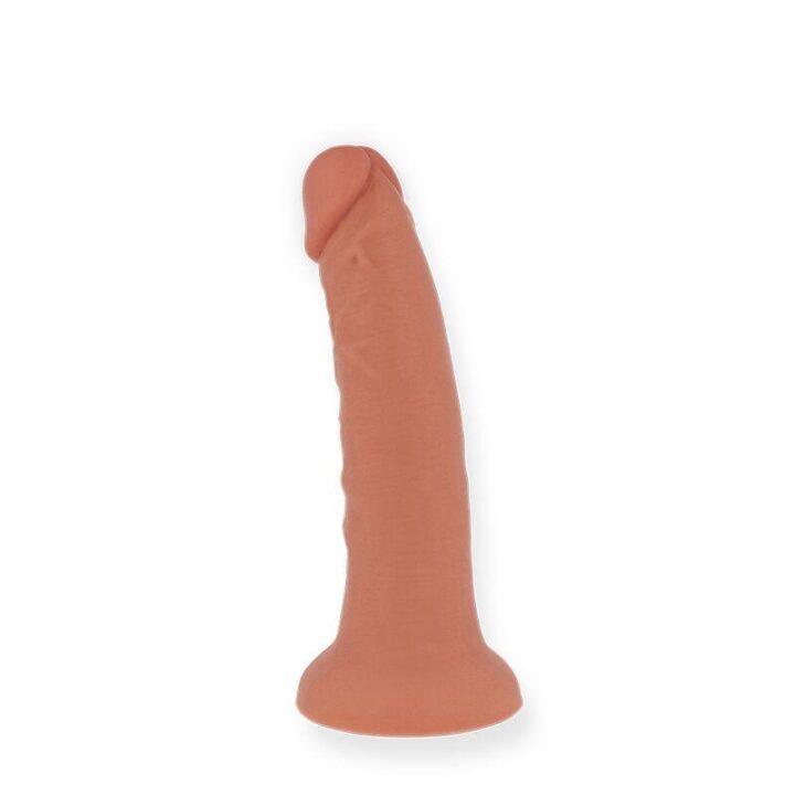 ONINDER - VIBRADOR PEQUENO BOGOTÁ DILDO 9 VELOCIDADES NATURAL 17.5 CM -O- 4 CM - APLICATIVO GRATUITO