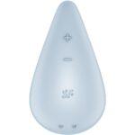 SATISFYER - VIBRADOR DEW GOTA LAY-ON AZUL