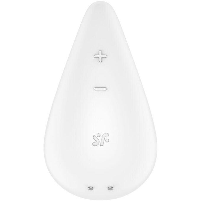 SATISFYER - VIBRADOR DEW GOTA LAY-ON BRANCO