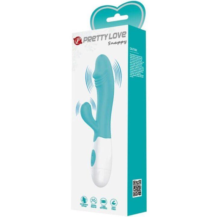 PRETTY LOVE - VIBRADOR SNAPPY G-SPOT AQUA VERDE