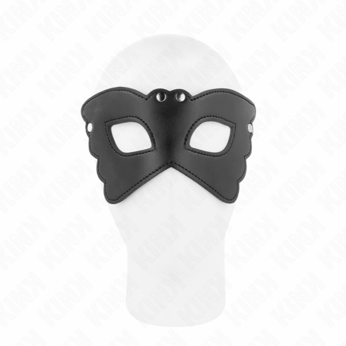 KINK - MÁSCARA DE COURO FORMA DE BORBOLETA 20 x 9 CM