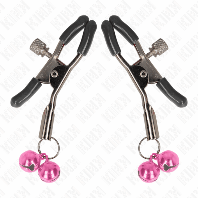 KINK - GRAMPO DE BICO DUPLO SINO ROSA 6 CM