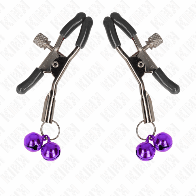KINK - GRAMPO DE BICO DUPLO SINO ROXO 6 CM