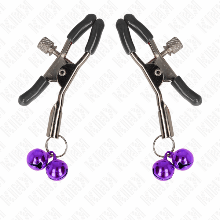 KINK - GRAMPO DE BICO DUPLO SINO ROXO 6 CM