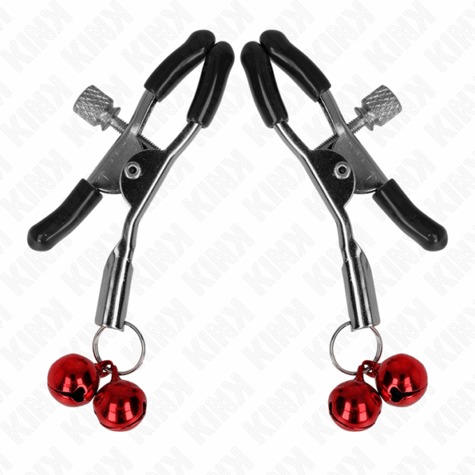 KINK - GRAMPO DE BICO DUPLO SINO VERMELHO 6 CM