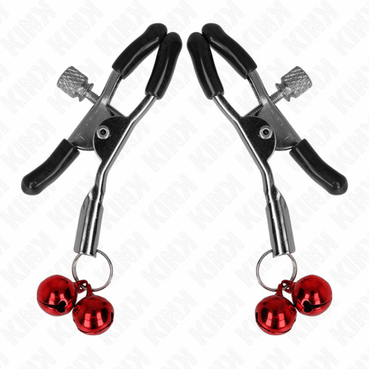 KINK - GRAMPO DE BICO DUPLO SINO VERMELHO 6 CM