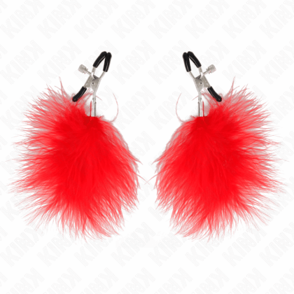 KINK-KINK-FEATHER-NIPPLE-CLAMP-RED-7-CM-1