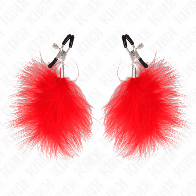 KINK - GRAMPO DE PENA VERMELHO 7 CM