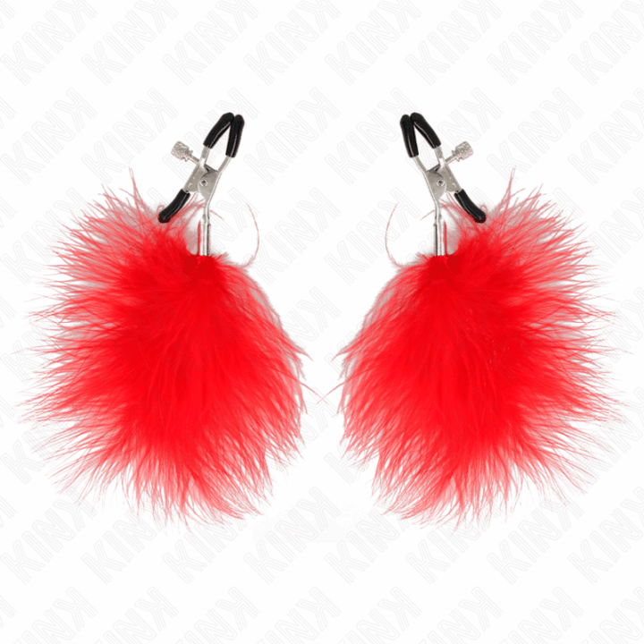 KINK - GRAMPO DE PENA VERMELHO 7 CM
