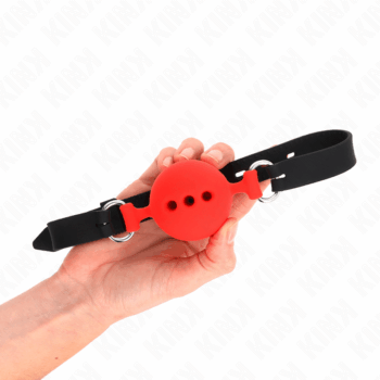 KINK-KINK-FULL-SILICONE-GAG-55-x-2-CM-WITH-5-CM-BALL-SIZE-L-RED-ADJUSTABLE-35-51-CM-1