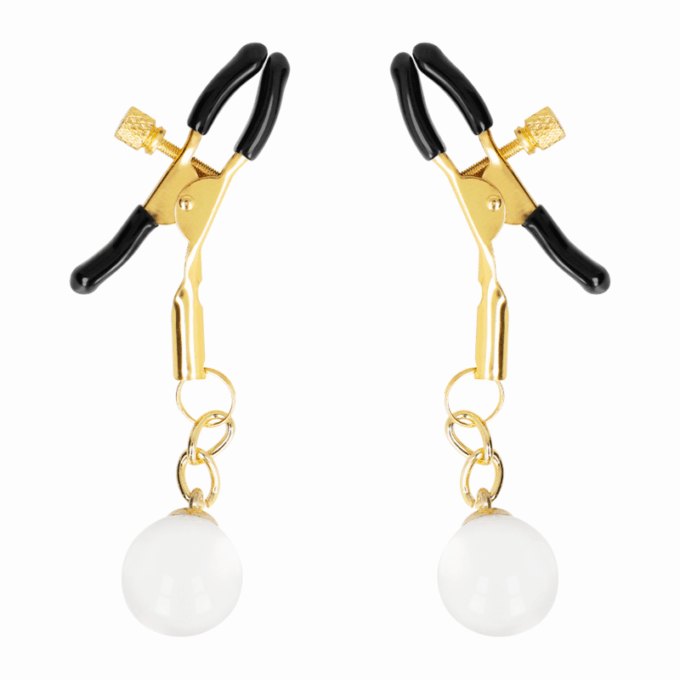 KINK - GRAMPOS DE BICO DE VIDRO OURO 6 CM