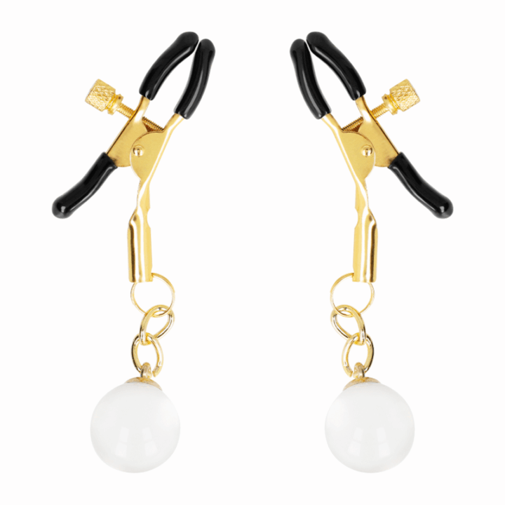 KINK - GRAMPOS DE BICO DE VIDRO OURO 6 CM