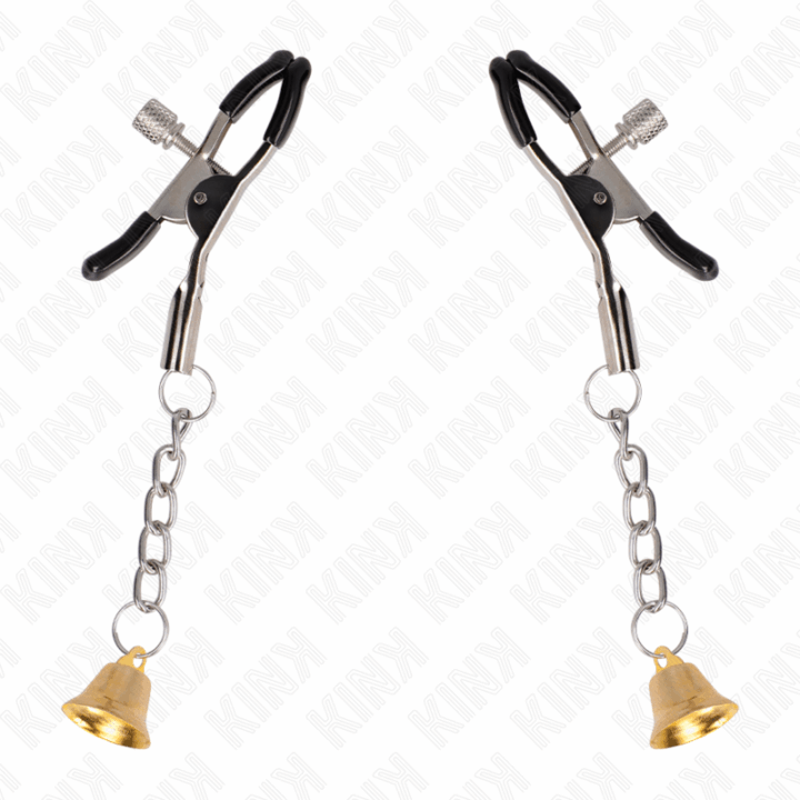 KINK - PINÇAS PINGENTE SINO DOURADO 6 CM