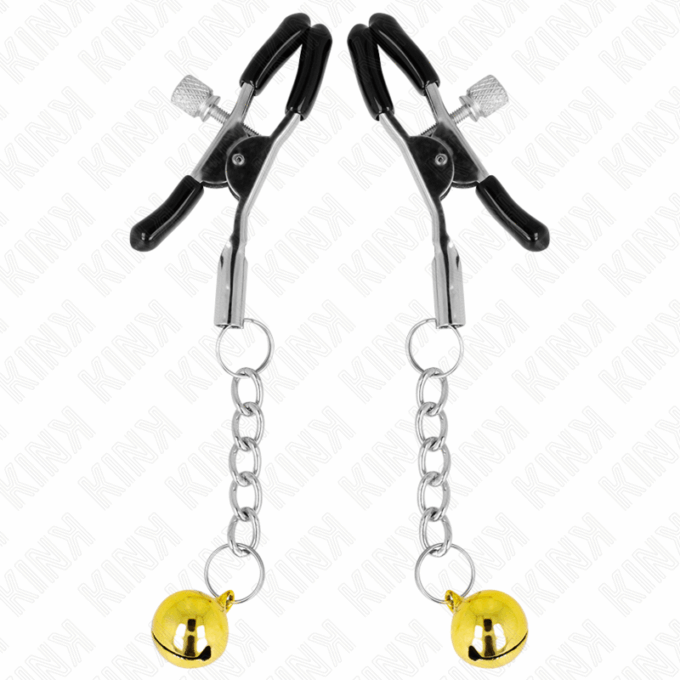 KINK - PINÇAS PINGENTE JINGLE BELL DOURADA 6 CM