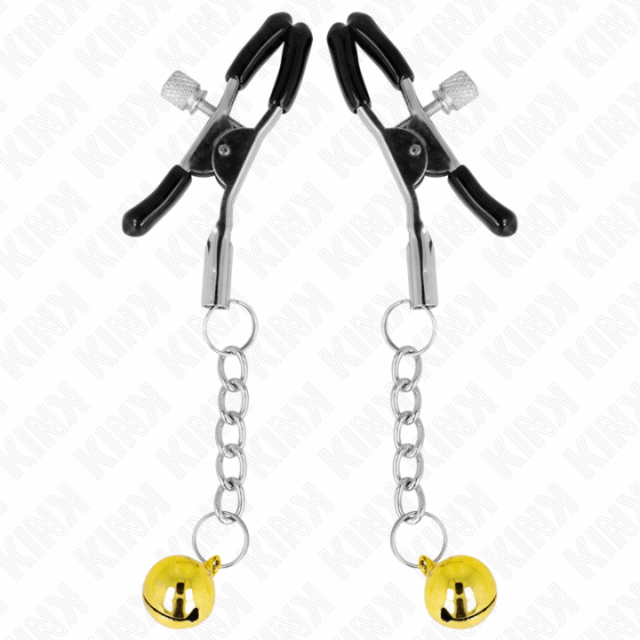 KINK - PINÇAS PINGENTE JINGLE BELL DOURADA 6 CM