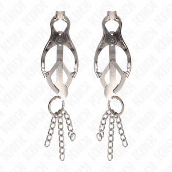 KINK-KINK-JAPANESE-CLOVER-NIPPLE-CLAMPS-WITH-LITTLE-CHAINS-SILVER-1