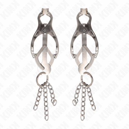 KINK-KINK-JAPANESE-CLOVER-NIPPLE-CLAMPS-WITH-LITTLE-CHAINS-SILVER-1