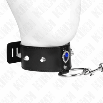 KINK-KINK-NECKLACE-65-CM-WITH-STRAP-WITH-BLUE-DIAMONDS-ADJUSTABLE-36-43-CM-X-5-CM-1