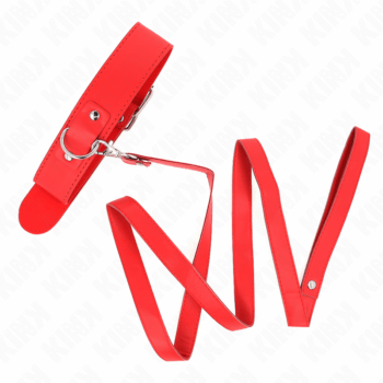 KINK-KINK-NECKLACE-WITH-BELT-116-CM-ROJO-STRAP-ADJUSTABLE-32-50-CM-X-8-CM-1