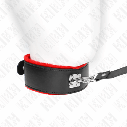 KINK-KINK-NECKLACE-WITH-BELT-116-CM-WITH-RED-LEATHER-STRAP-ADJUSTABLE-40-48-CM-X-6-CM-1