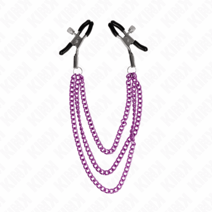 KINK-KINK-NIPPLE-CLAMPS-WITH-3-CHAINS-PURPLE-202328-CM-1
