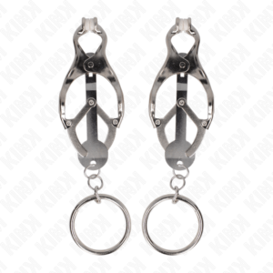 KINK-KINK-O-RING-JAPANESE-CLOVER-NIPPLE-CLAMPS-SILVER-1