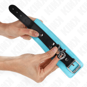 KINK-KINK-PREMIUM-LOCKABLE-WRIST-RESTRAINTS-BLACK-BLUE-ADJUSTABLE-21-28-CM-X-5.5-CM-1