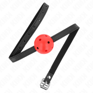 KINK-KINK-SIMPLICITY-RED-BREATHABLE-4.5-CM-BALL-GAG-62-x-1.5-CM-1