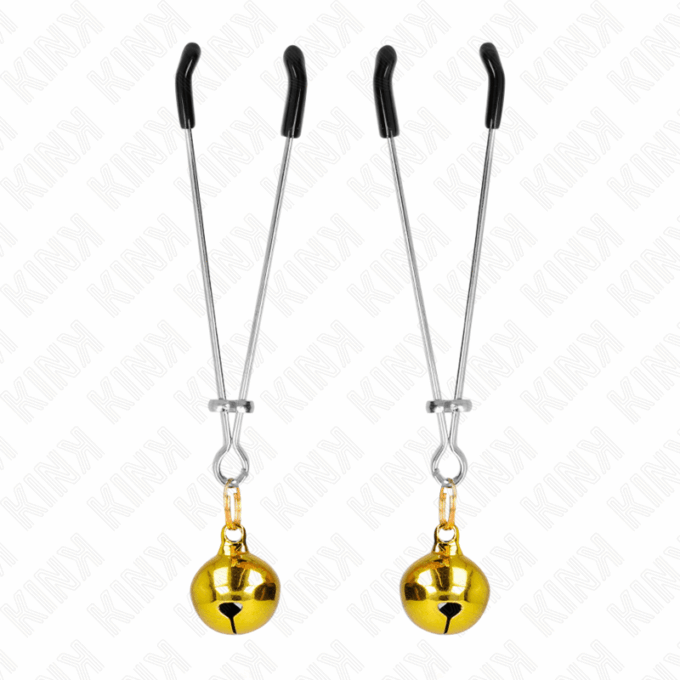 KINK - PINÇAS DE BINO FINAS OURO 7 CM