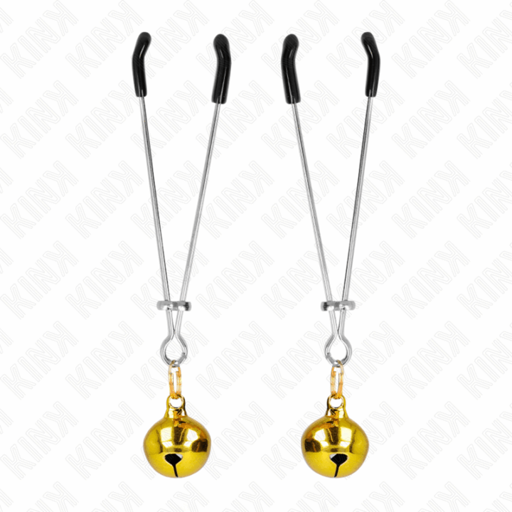 KINK - PINÇAS DE BINO FINAS OURO 7 CM