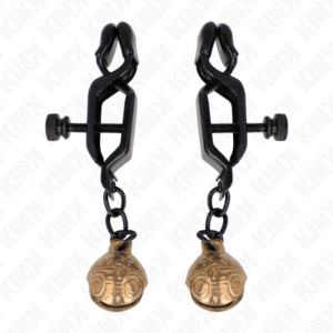 KINK - GRAMPOS DE BICO ESTILO BELL JAW PRETO 7 CM