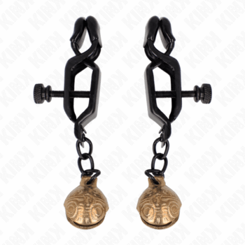 KINK - GRAMPOS DE BICO ESTILO BELL JAW PRETO 7 CM