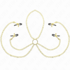 KINK - 4 NIPPLE AND CLIT CLAMPS ADJUSTABLE GOLD
