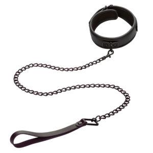 CALEXOTICS-CALEXOTICS-NOCTURNAL-COLLAR-LEASH-LEATHER-ADJUSTABLE-BLACK-1