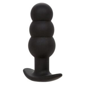 CALEXOTICS-CALEXOTICS-ROCK-BOTTOM-BEADED-ANAL-PLUG-10-VIBRATIONS-SILICONE-BLACK-1