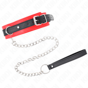 KINK-COLLAR-GAG-KINK-BASIC-MODEL-COLLAR-WITH-LEASH-65-CM-MODEL-3-RED-53-X-5-CM-4
