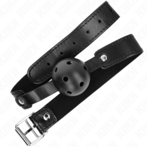 KINK-COLLAR-GAG-KINK-BLACK-BREATHABLE-BALL-4.5-CM-GAG-65-x-2.5-CM-1