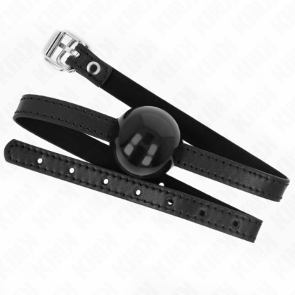 KINK-COLLAR-GAG-KINK-BLACK-SINGLE-SOLID-BALL-4-CM-GAG-65-x-1.5-CM-1