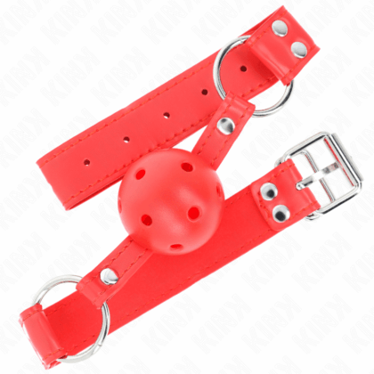 KINK-COLLAR-GAG-KINK-COMPLETE-RED-HOLLOW-HARD-BALL-GAG-62-x-2-CM-1
