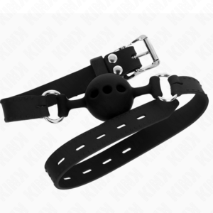 KINK-COLLAR-GAG-KINK-FULL-SILICONE-GAG-55-x-2-CM-WITH-4-CM-BALL-SIZE-S-BLACK-ADJUSTABLE-35-51-CM-1
