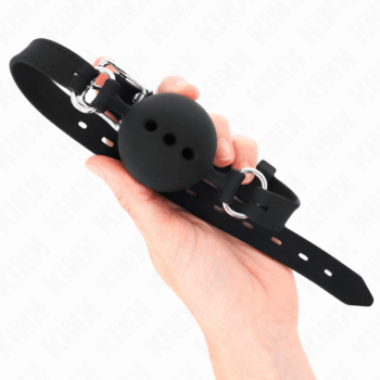 KINK-COLLAR-GAG-KINK-FULL-SILICONE-GAG-55-x-2-CM-WITH-4.5-CM-BALL-SIZE-M-BLACK-ADJUSTABLE-35-51-CM-1